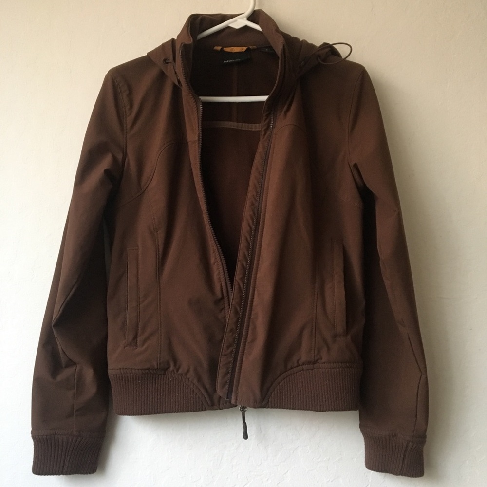 Marmot brown soft shell jacket